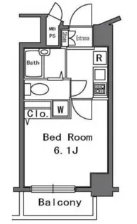 エクセリア旗の台【6階】の間取り