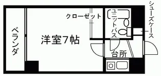 ビューテラス上町【3階】の間取り