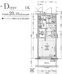 ガーラ横濱関内グランドステージ【5階】の間取り