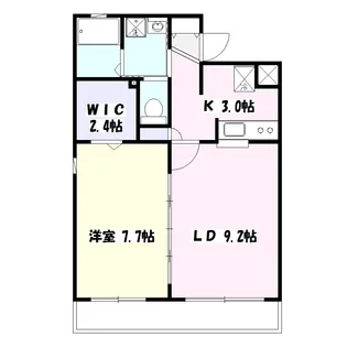 L’Allure Mellem【2階】の間取り