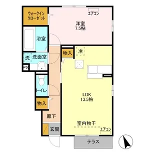 le-ciel【1階】の間取り