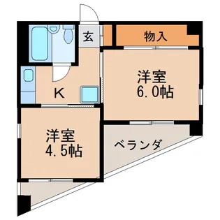 浅井ビル【2階】の間取り