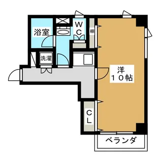 プランドール山菱【3階】の間取り