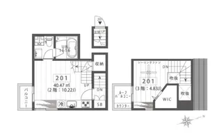 クラソ荻窪北の間取り
