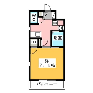 ハイウェイサイド初生【3階】の間取り