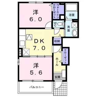 キルシュ B【1階】の間取り