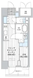 オーパスホームズ南行徳【3階】の間取り