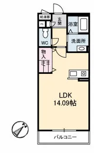 セピアディアコート B棟【1階】の間取り