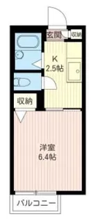 ブルーグラス国分寺【2階】の間取り