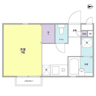 サニーヒル桜【1階】の間取り