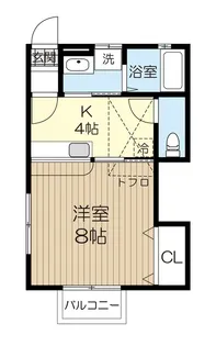 カーサヤマダ宮町【1階】の間取り