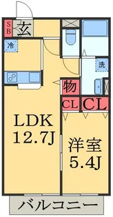 セブンスK A棟【1階】の間取り
