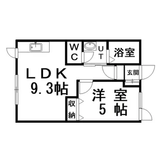 ベルフォーレ【1階】の間取り