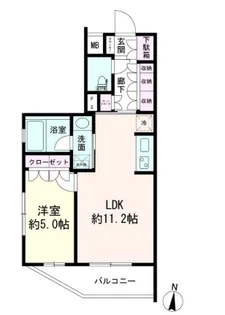デュオステージ京成曳舟【2階】の間取り