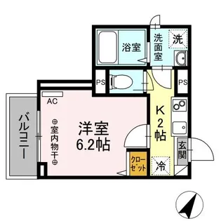 アリビオ南大沢【3階】の間取り