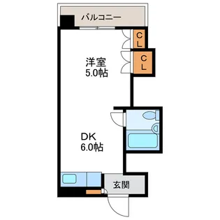 ノースタウンハウス【4階】の間取り