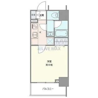 クレヴィスタ南千住【5階】の間取り