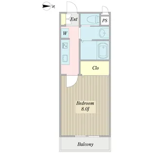 エスパシオ【2階】の間取り