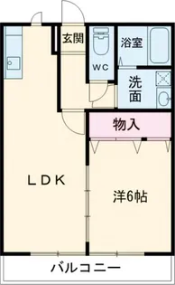 クレスト【1階】の間取り