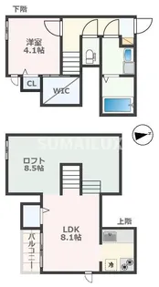 ADC島崎ネリア【1階】の間取り