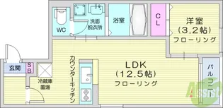 REGALEST荒井【1階】の間取り