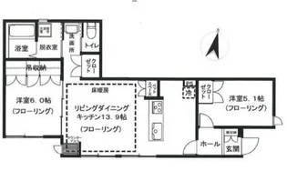 KM five【1階】の間取り