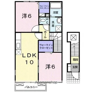 エル・セレッソA【2階】の間取り