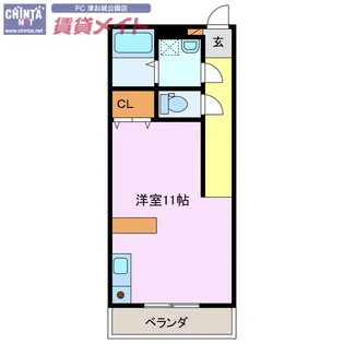 SHALOM SQUARE【3階】の間取り