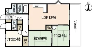 中田ビル(中筋)【4階】の間取り