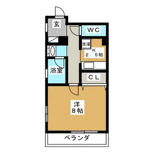 アーバン戸越【2階】の間取り