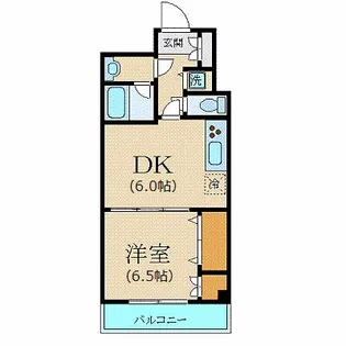カスタリア新宿【15階】の間取り