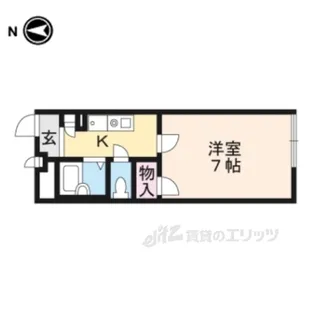 レオパレスケイ【2階】の間取り