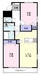 プルメリア【2階】の間取り