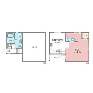 PRIMAVERA WEST【2階】の間取り