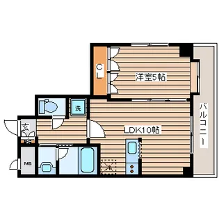 コージーコート こもれび館【4階】の間取り