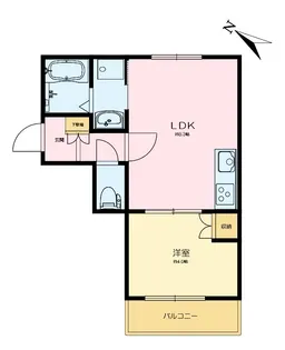 十貫坂レジデンス【3階】の間取り