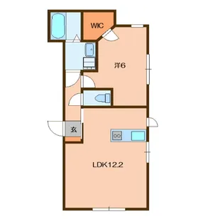 グランパーチェ【1階】の間取り