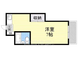 第33マンション【1階】の間取り