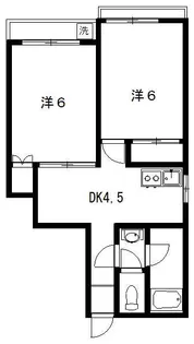 大舘ビル【3階】の間取り