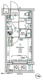 ヴォーガコルテ武蔵小山【2階】の間取り