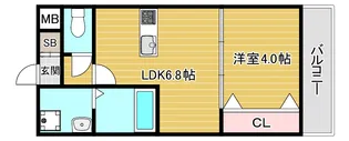 W.O.B.KYOBASHI【5階】の間取り