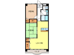 フルール初日【2階】の間取り