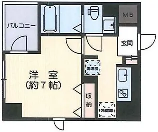 ル・シック湯島【5階】の間取り