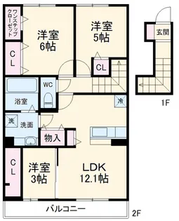 グランフォレストIIIの間取り