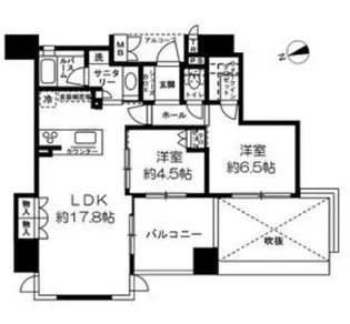 プレミスト仙台本町レジデンス【3階】の間取り