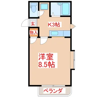 グリーンヒル東谷山【3階】の間取り