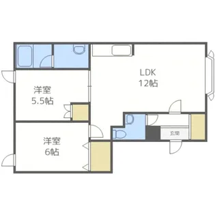 パールハウス【2階】の間取り