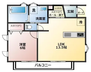 シグレース永田【2階】の間取り