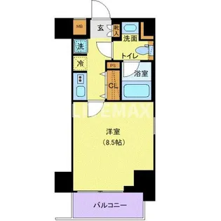 アイル イムーブル西大島【5階】の間取り