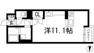 レオネクストみやのまえ【1階】の間取り